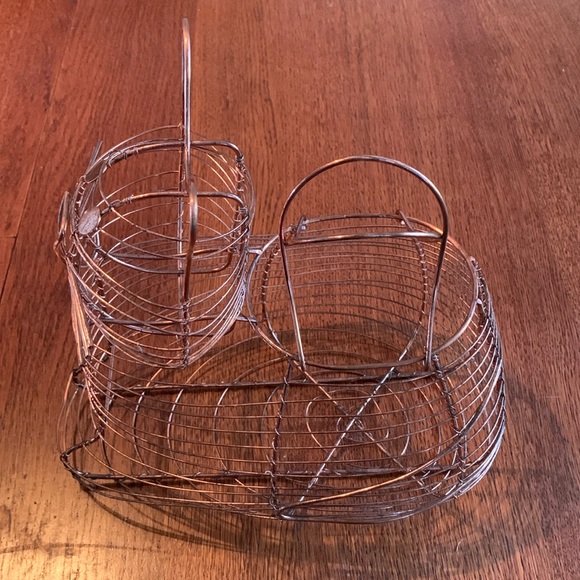 Copper Wire Cat Basket - Picture 3 of 9